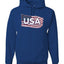 USA Winter Team Sports Fan Collection | USA Flowing Flag Sweater, Unisex Hoodie Sweatshirt