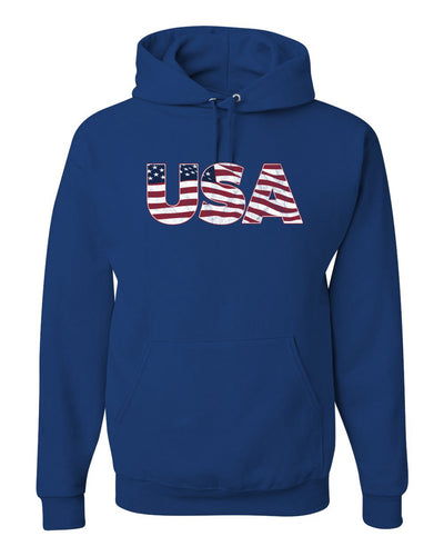 USA Winter Team Sports Fan Collection | USA Flag Fill Design Sweater, Unisex Hoodie Sweatshirt