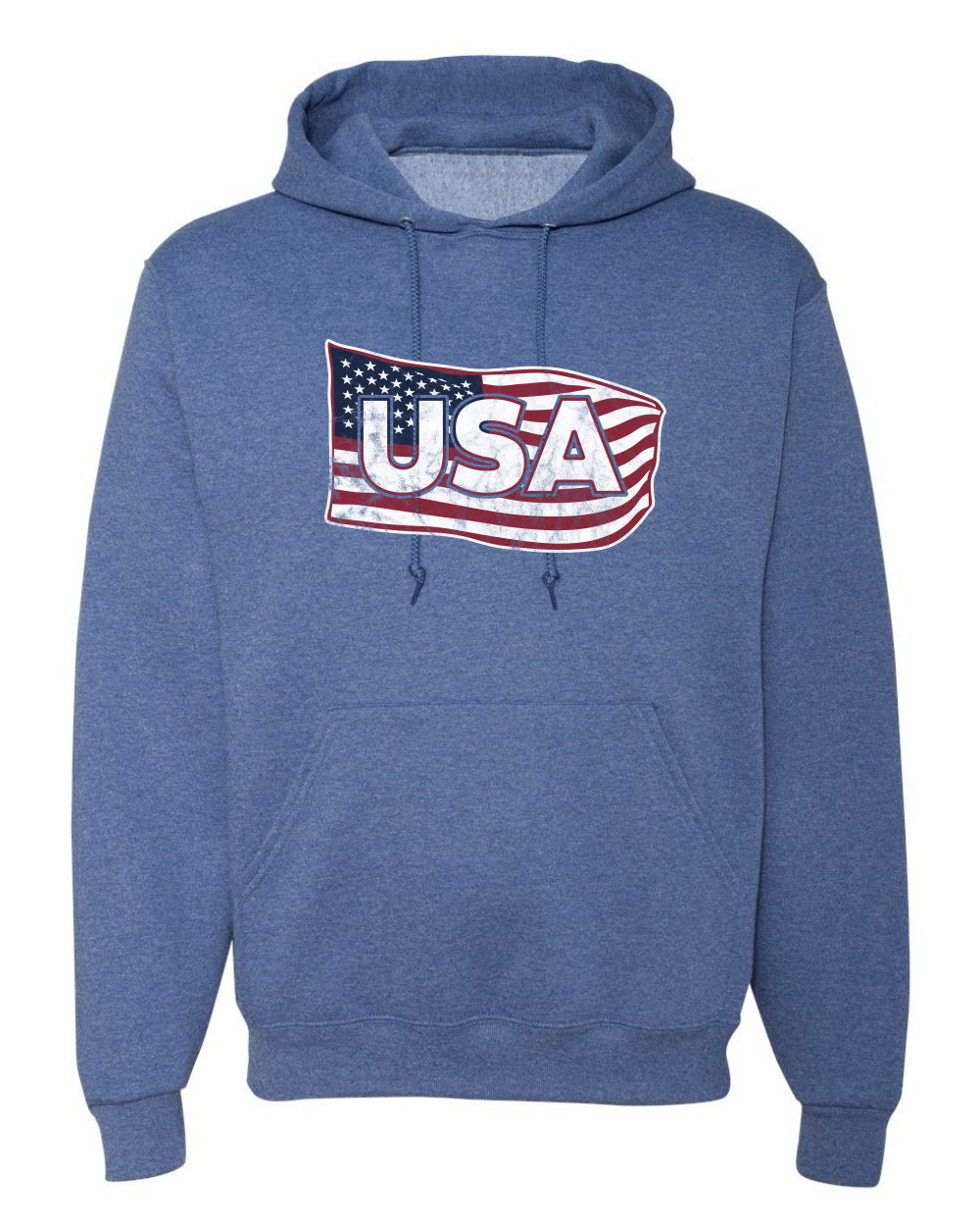 USA Winter Team Sports Fan Collection | USA Flowing Flag Sweater, Unisex Hoodie Sweatshirt