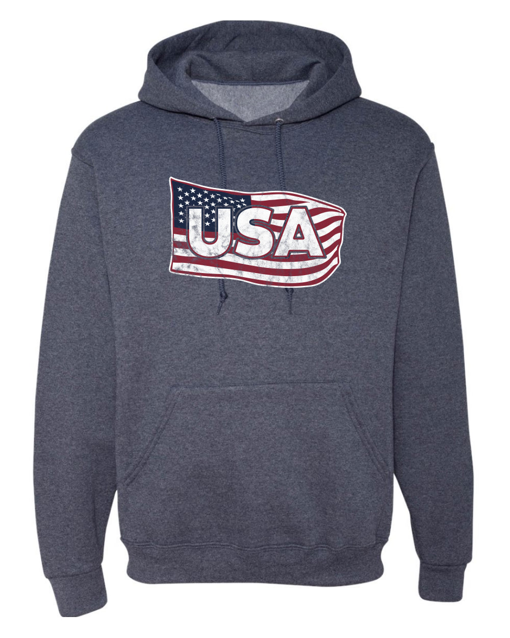 USA Winter Team Sports Fan Collection | USA Flowing Flag Sweater, Unisex Hoodie Sweatshirt