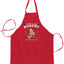 Santa Claus Bakery | Bread Kneaded to Purrfection Ugly Christmas Sweater Ugly Christmas Butcher Graphic Apron for Kitchen BBQ Grilling Cooking