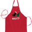 What? Funny Guilty Santa Cat Christmas Tree Ugly Christmas Sweater Ugly Christmas Butcher Graphic Apron for Kitchen BBQ Grilling Cooking